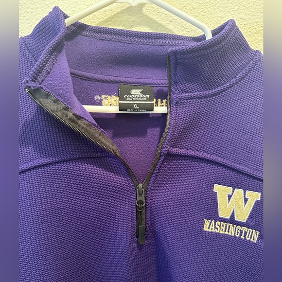 Colosseum Activewear - NCAA Quarter-zip Washington Huskies Men’s Pullover - Picture 2 of 9